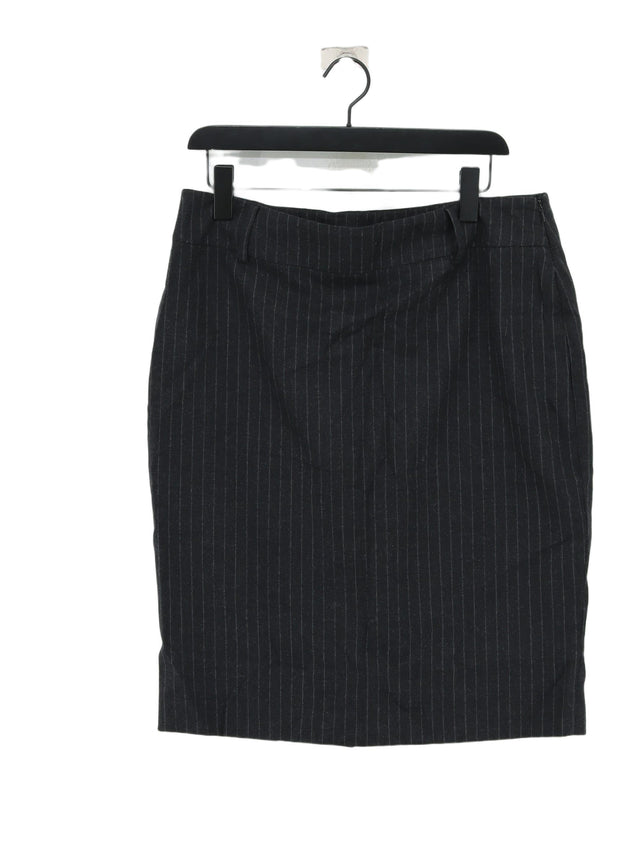Jigsaw Women's Midi Skirt UK 16 Grey