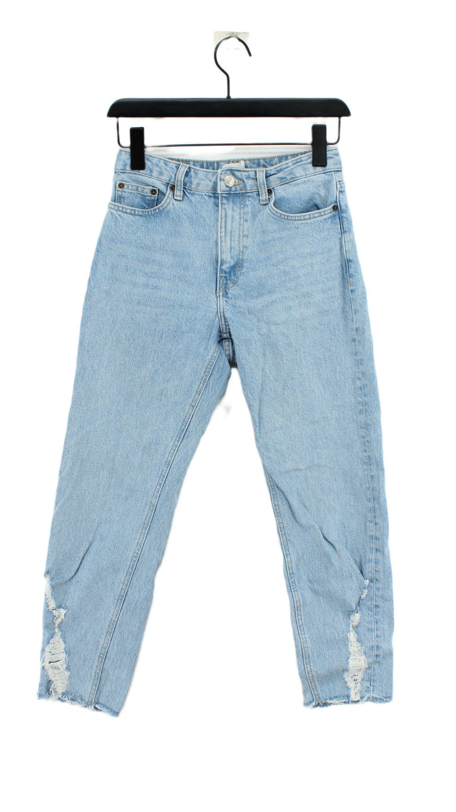 Topshop Women's Jeans W 25 in; L 30 in Blue 100% Cotton