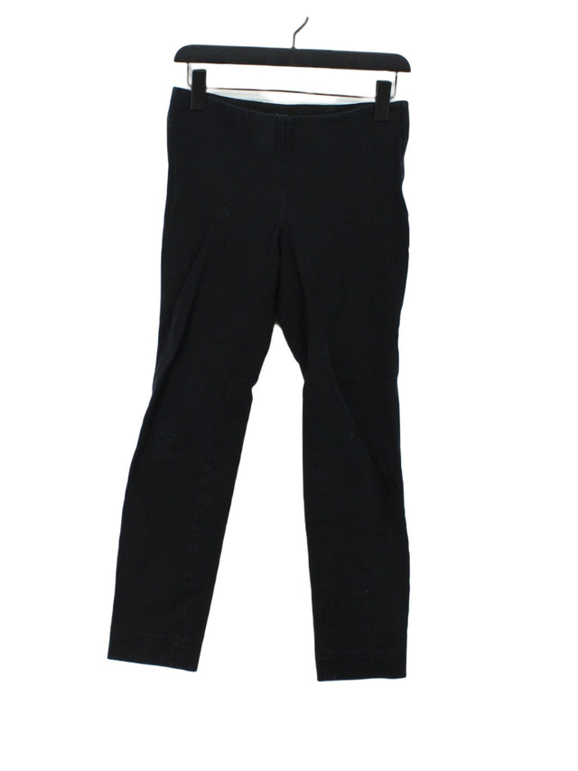 COS Women's Trousers UK 8 Black Cotton with Elastane