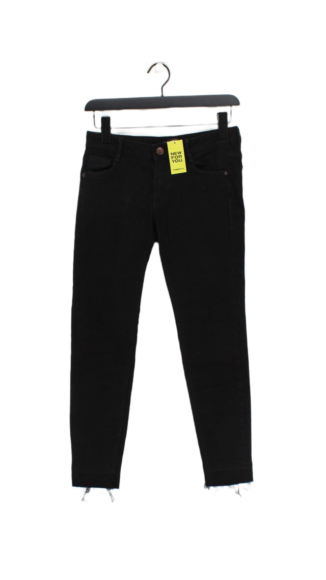 Zara Women's Jeans UK 8 Black 100% Other