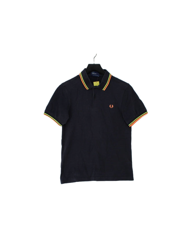 Fred Perry Men's Polo S Blue 100% Cotton