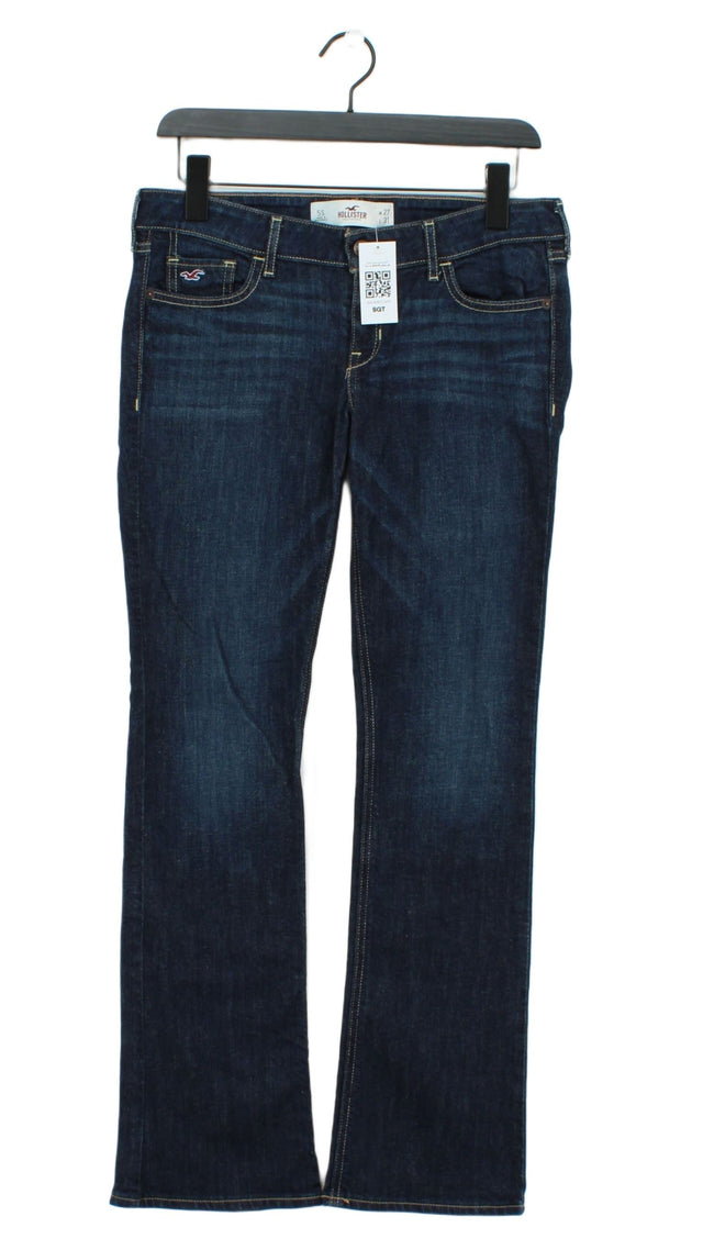 Hollister Women's Jeans W 27 in; L 31 in Blue Cotton with Elastane
