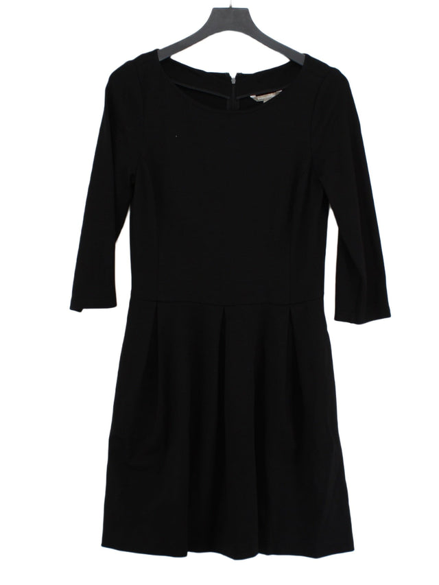 Banana Republic Women's Midi Dress UK 8 Black Viscose with Nylon, Spandex