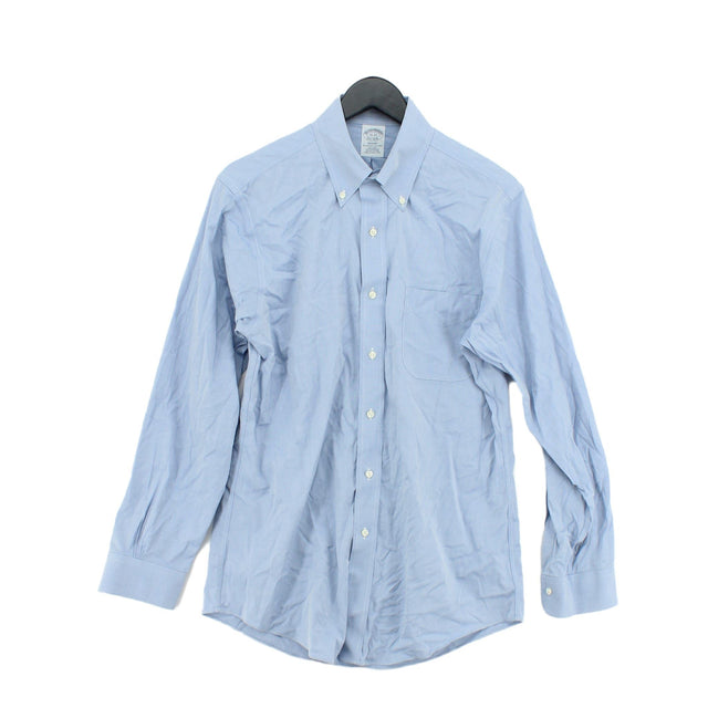 Brooks Brothers Men's Shirt Chest: 33 in Blue 100% Cotton