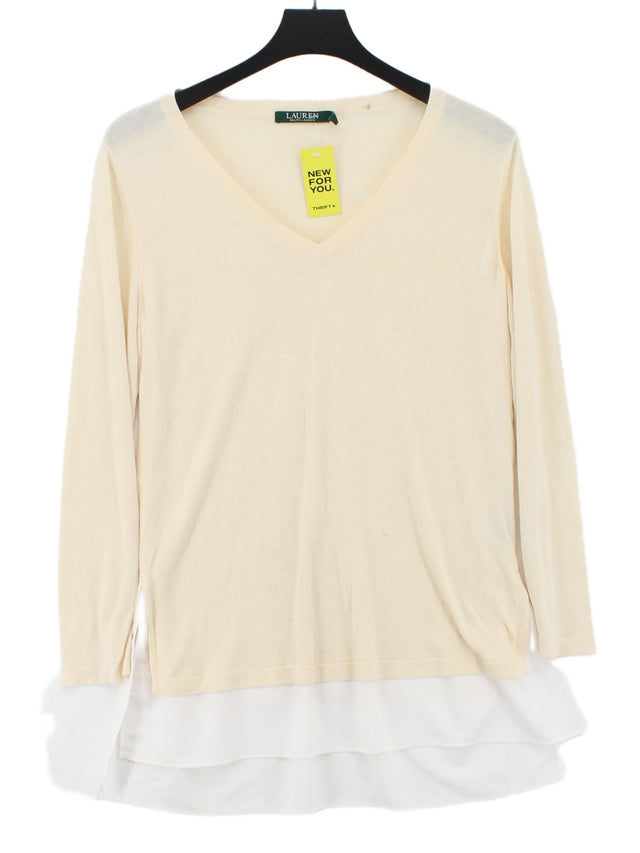 Ralph Lauren Women's Jumper M Yellow 100% Other