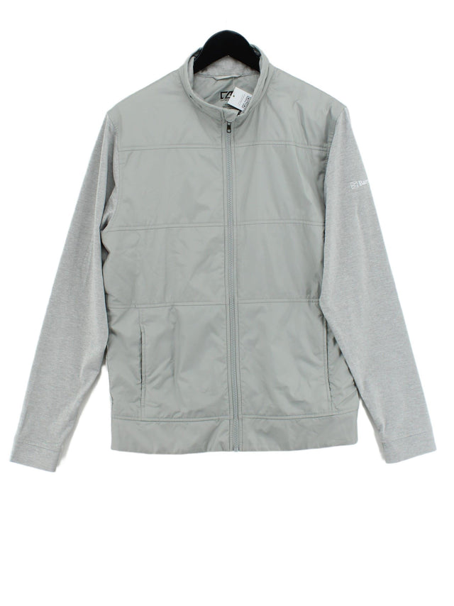 Cutter & Buck Men's Jacket S Grey 100% Polyester