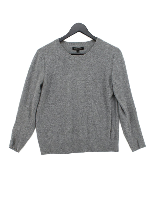 Banana Republic Women's Jumper S Grey Wool with Nylon