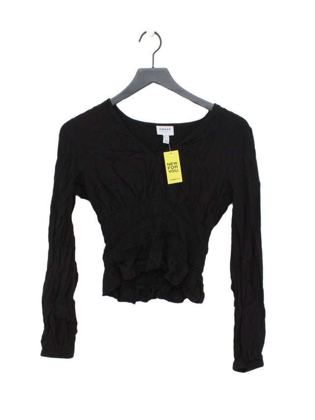 Vero Moda Women's Top S Black 100% Viscose