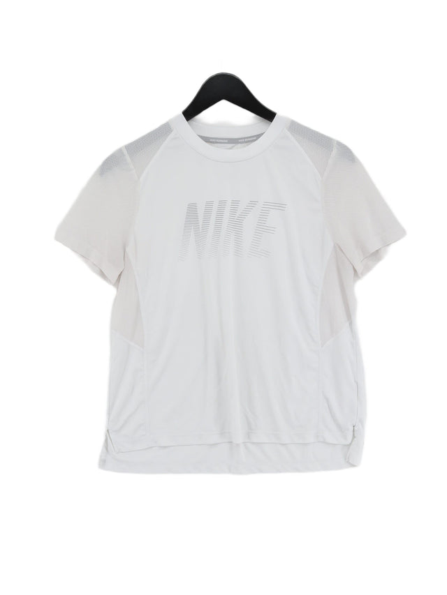 Nike Women's T-Shirt L White 100% Other