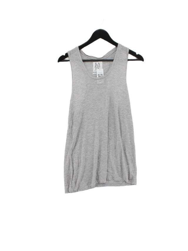 Zoe Karssen Women's T-Shirt M Grey 100% Viscose