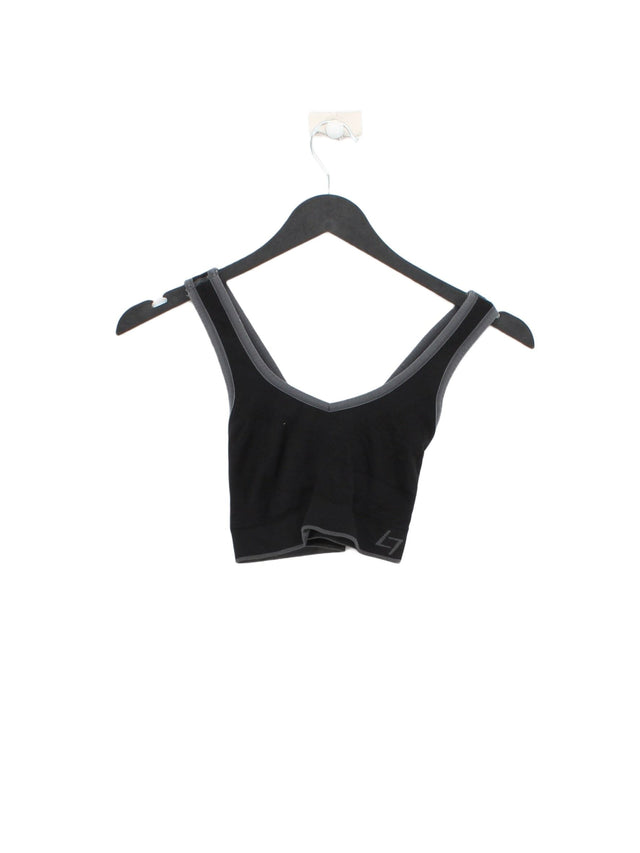 Essentials Women's T-Shirt S Black Nylon with Polyester, Spandex
