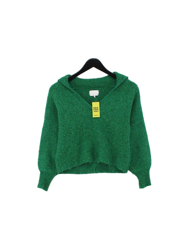 Nümph Women's Jumper XS Green Polyamide with Elastane, Other, Polyester, Viscose