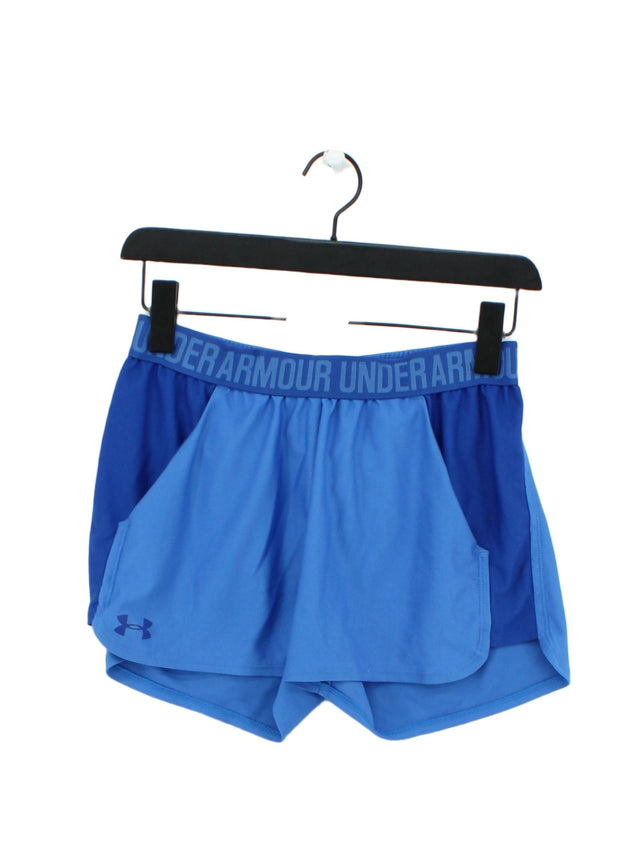 Under Armour Women's Shorts S Blue 100% Polyester