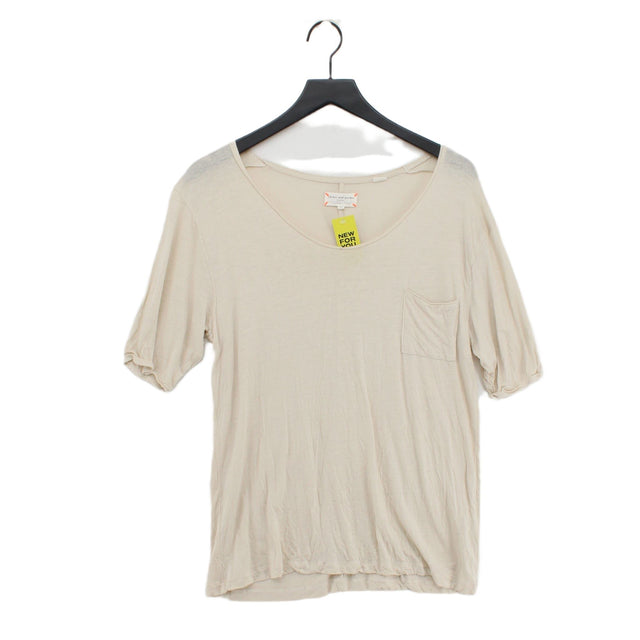 Chinti & Parker Women's T-Shirt M Cream 100% Other