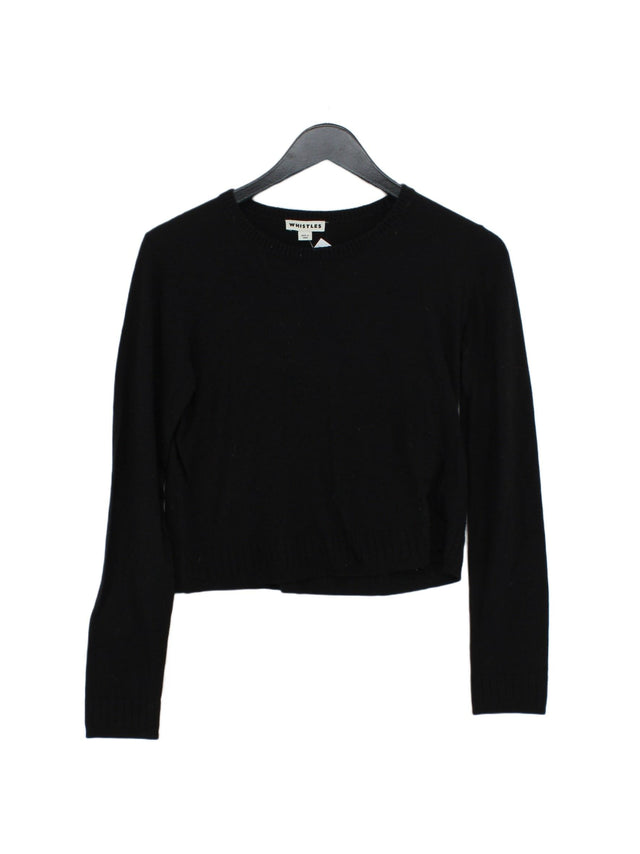 Whistles Women's Jumper UK 12 Black 100% Other