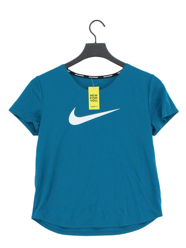 Nike Women's T-Shirt S Blue 100% Polyester