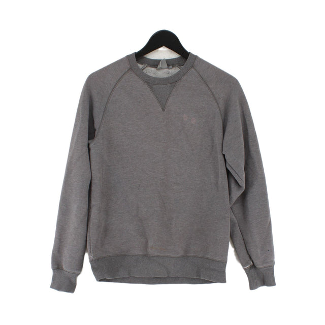 Carhartt Men's Jumper S Grey Cotton with Polyester