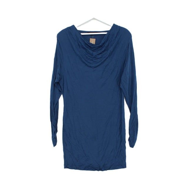 Great Plains Women's Mini Dress M Blue Viscose with Other