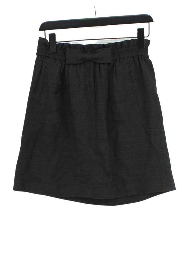 NW3 Women's Mini Skirt UK 12 Grey Wool with Viscose