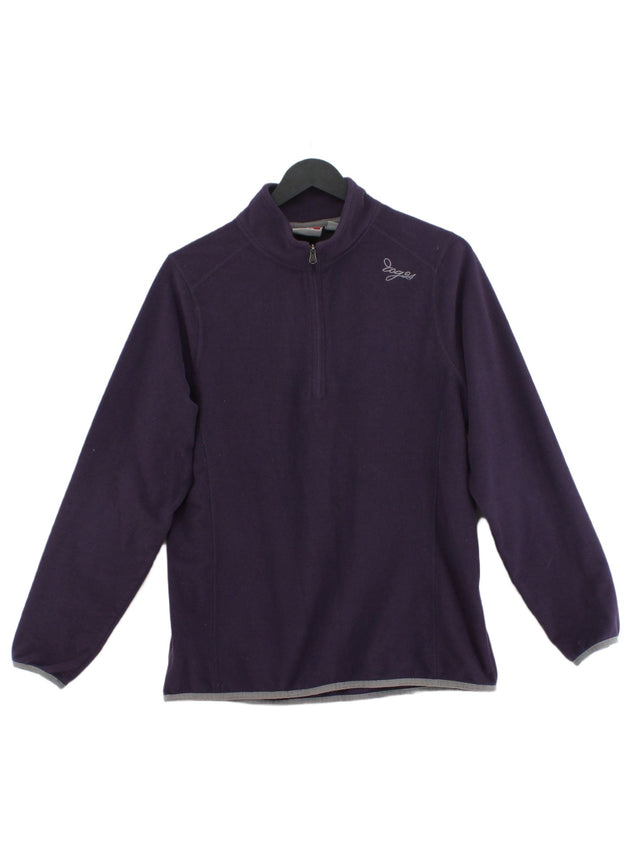 Tog24 Women's Jumper UK 12 Purple 100% Polyester