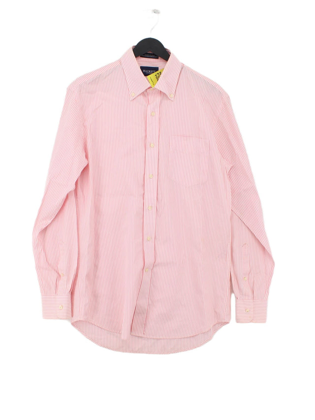 Hackett Men's Shirt M Pink 100% Other