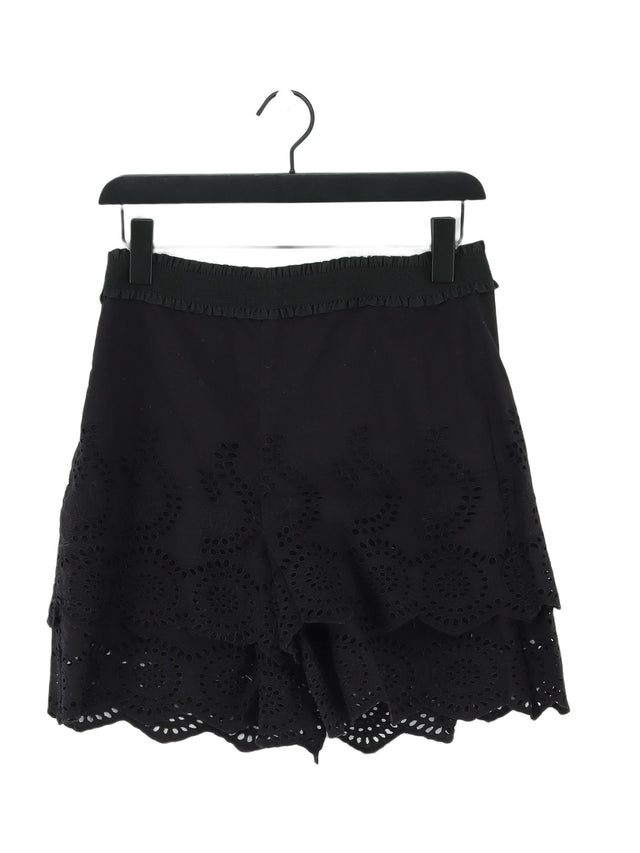 La Redoute Women's Shorts UK 10 Black 100% Cotton