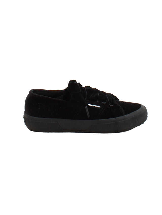 Superga Women's Trainers UK 3.5 Black 100% Other