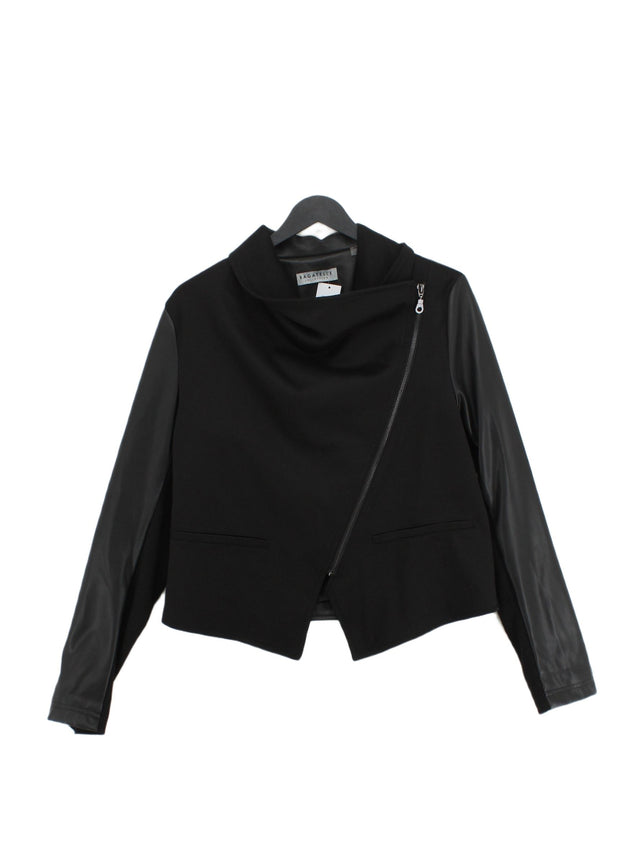 Bagatelle Women's Blazer M Black Polyester with Rayon, Spandex