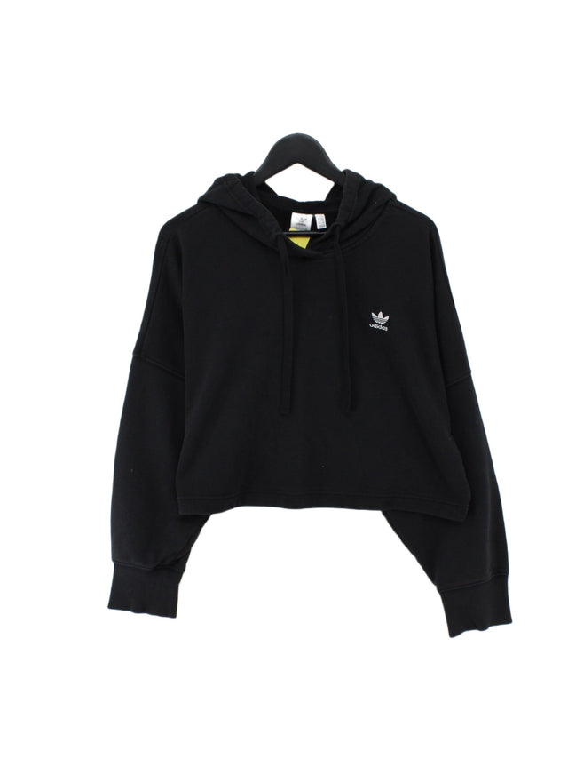 Adidas Women's Hoodie UK 8 Black 100% Other