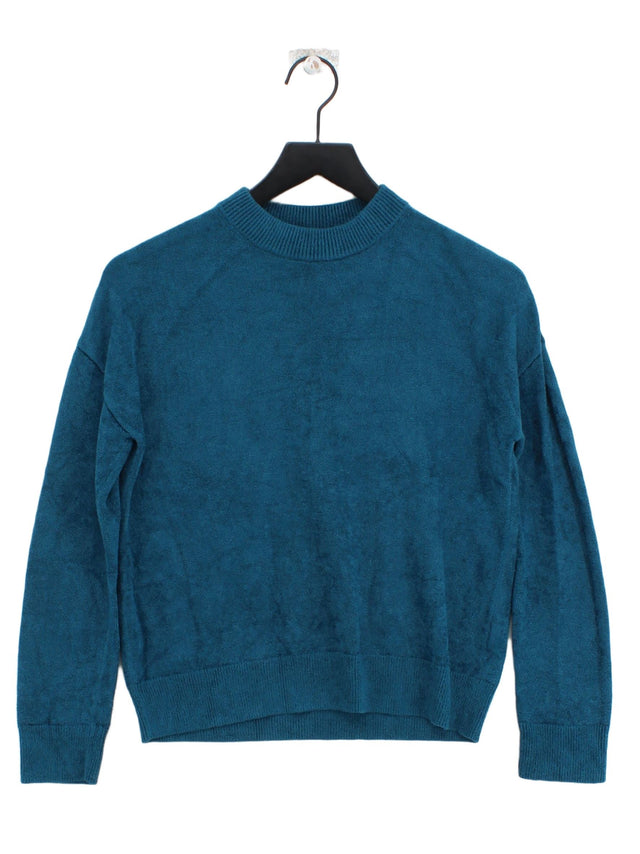 & Other Stories Women's Jumper XS Blue Polyamide with Viscose
