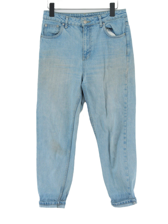 Topshop Women's Jeans W 30 in; L 30 in Blue 100% Cotton