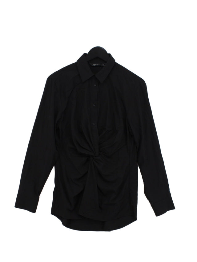 Zara Women's Shirt M Black Lyocell Modal with Polyester