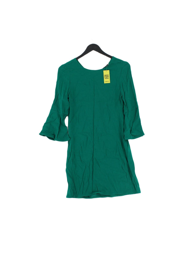Sandro Women's Midi Dress XS Green Viscose with Elastane
