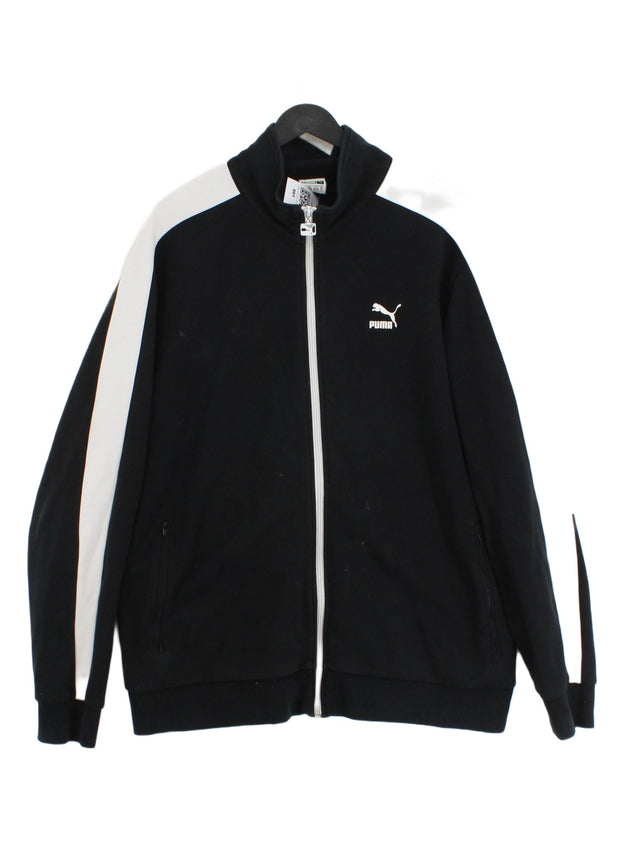 Puma Men's Jacket XL Black Cotton with Polyester
