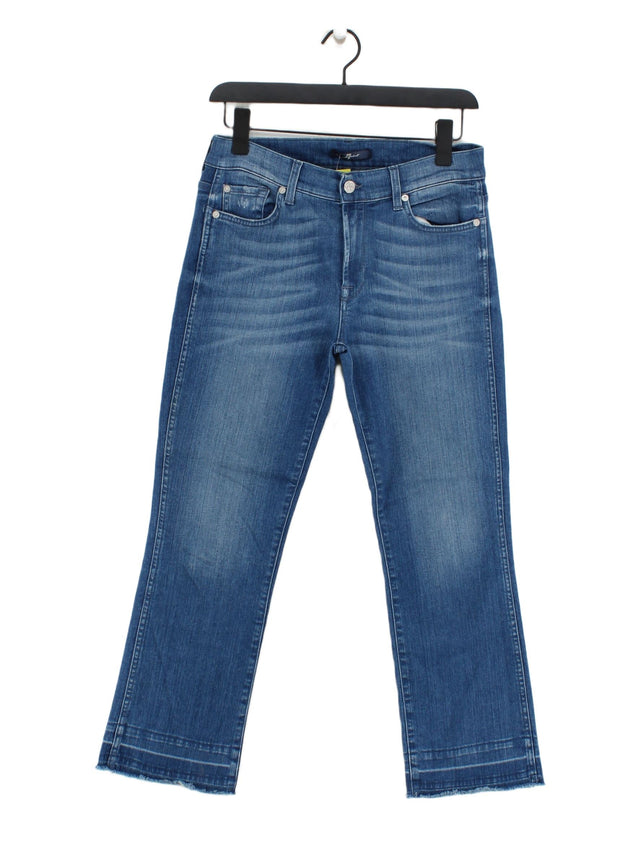 For All Mankind Men's Jeans W 30 in Blue Cotton with Elastane