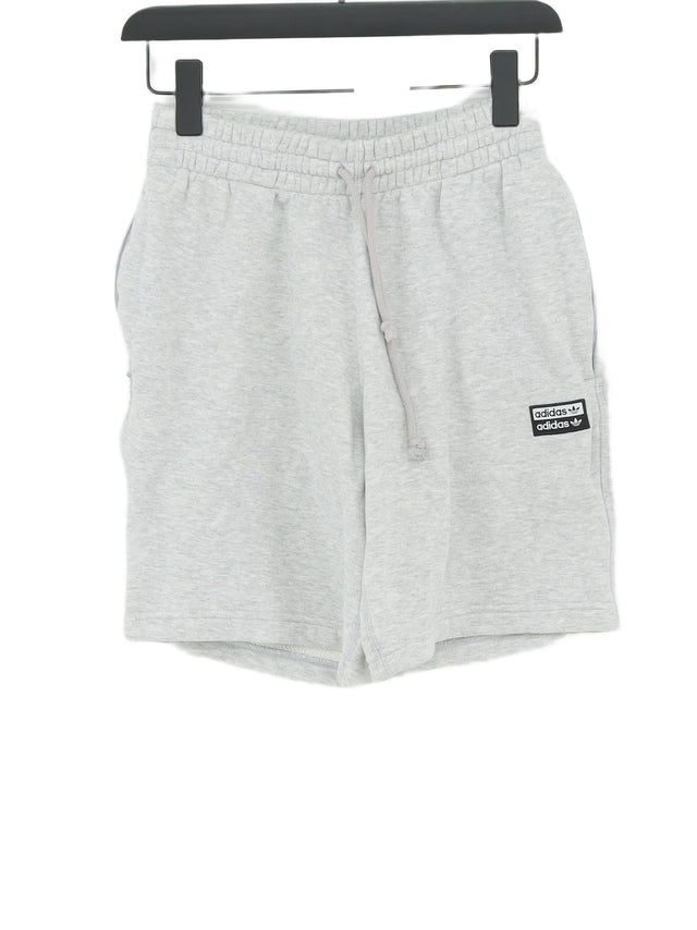 Adidas Men's Shorts XS Grey 100% Cotton