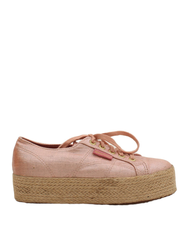 Superga Women's Trainers UK 4 Pink 100% Other