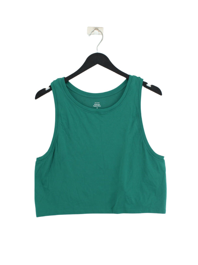 Gilly Hicks Women's T-Shirt M Green 100% Nylon