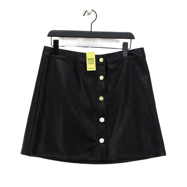 Barbour Women's Mini Skirt UK 16 Black Polyester with Other