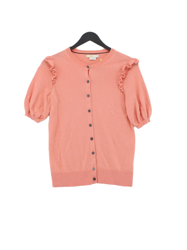Boden Women's Cardigan UK 8 Pink 100% Cotton