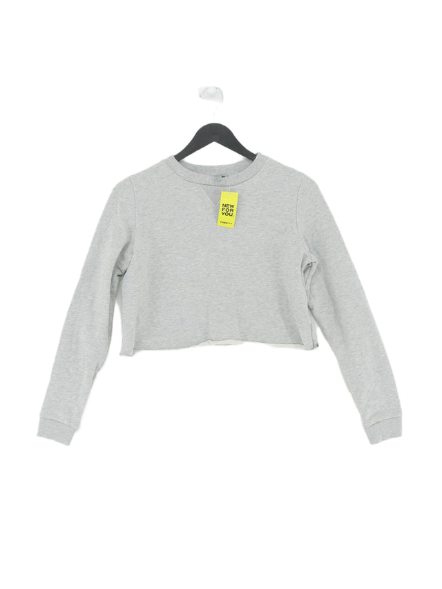 COS Women's Top XS Grey Cotton with Elastane