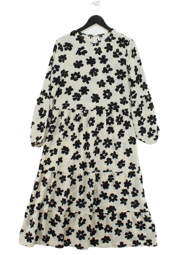 Urban Bliss Women's Maxi Dress UK 10 Cream 100% Polyester