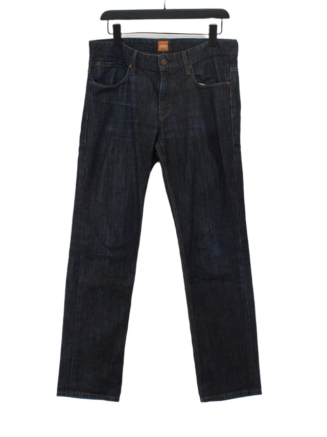 Hugo Boss Women's Jeans W 32 in; L 32 in Blue Cotton with Elastane