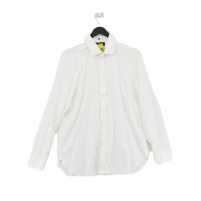 Hammond Men's Shirt Chest: 16 in White 100% Cotton
