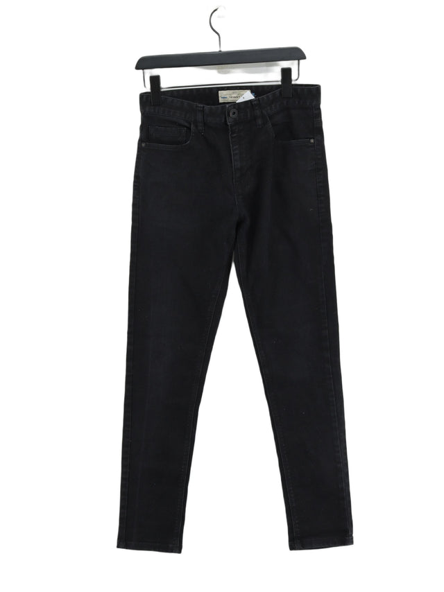 Next Women's Jeans W 30 in Black Cotton with Elastane