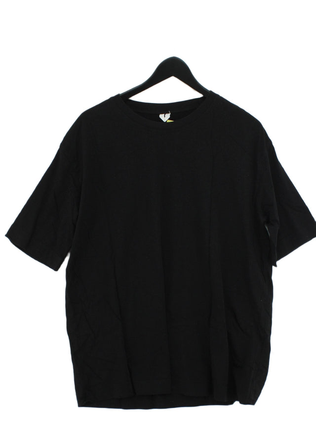 Arket Women's T-Shirt S Black 100% Cotton