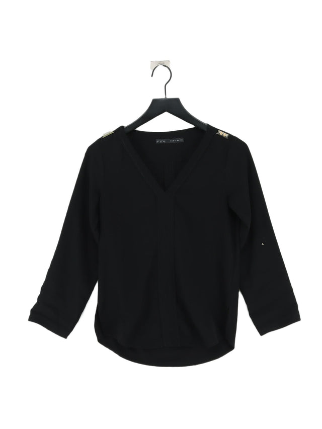 Zara Women's Top XS Black 100% Other