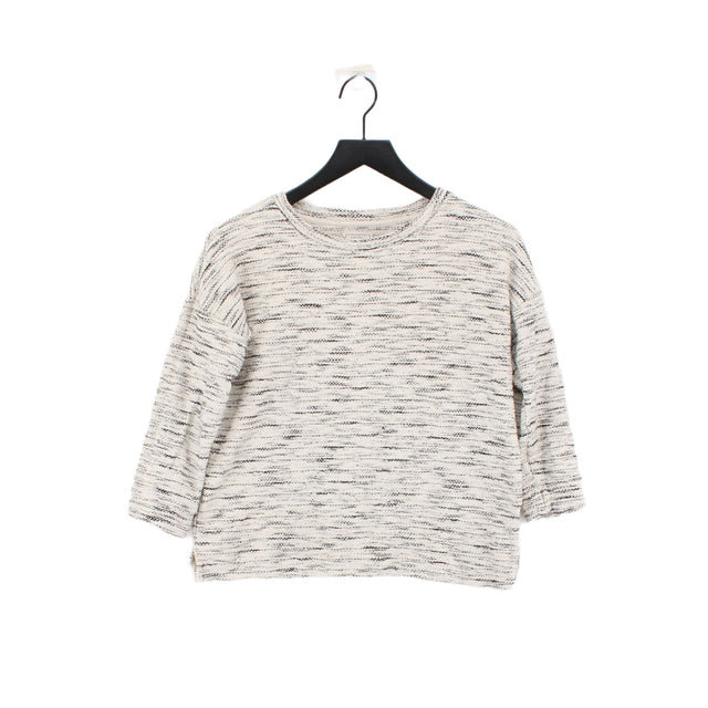 FatFace Women's Jumper S Grey 100% Cotton