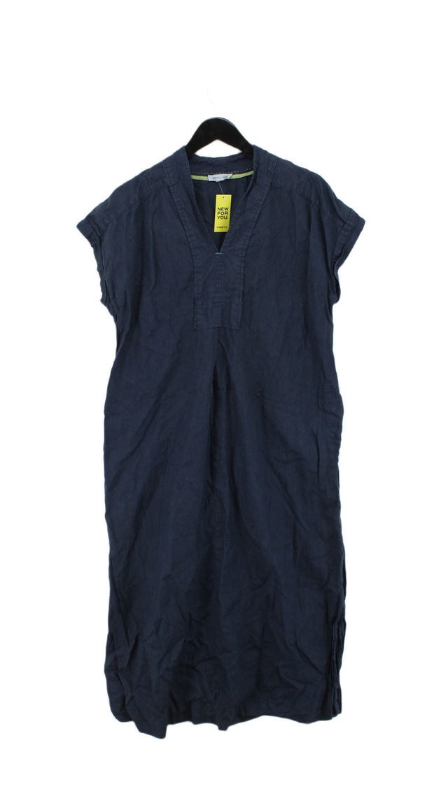 White Stuff Women's Maxi Dress UK 10 Blue 100% Linen