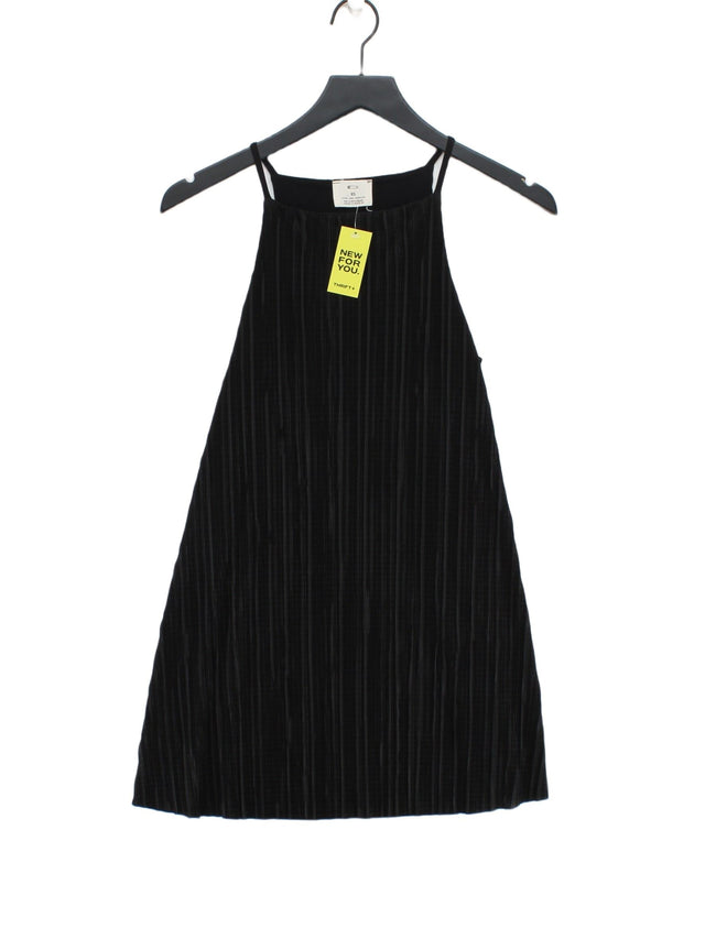 Pins And Needles Women's Midi Dress XS Black Elastane with Polyester, Viscose